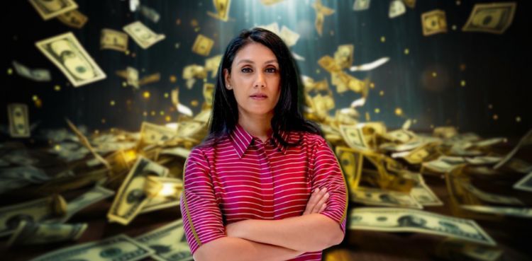 THIS woman became third richest in her country after receiving a gift