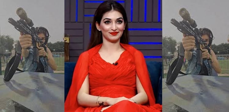 Not just glamour: Areej Chaudhary shows off sharp shooting in viral video