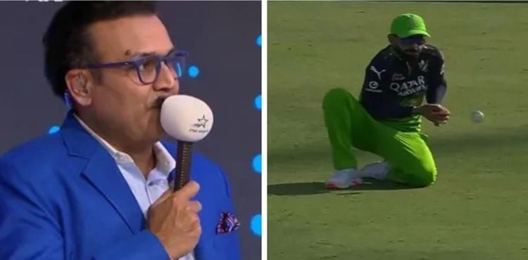 Sehwag trolls Virat Kohli over dropped catch against Rajasthan