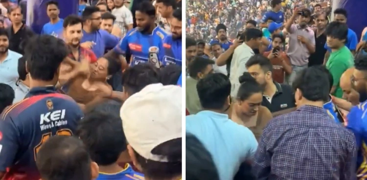 VIDEO: Fans exchange brutal punches, slaps during DC vs MI game