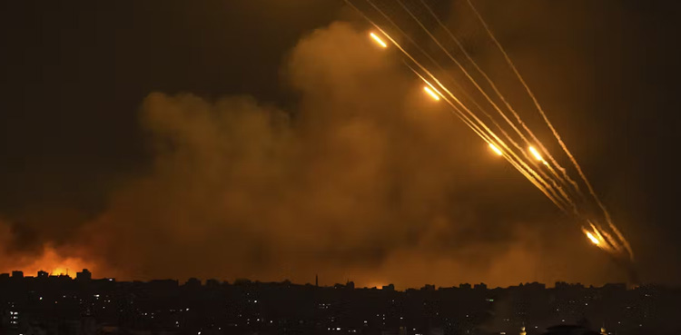 Hamas strikes Israeli cities with rockets