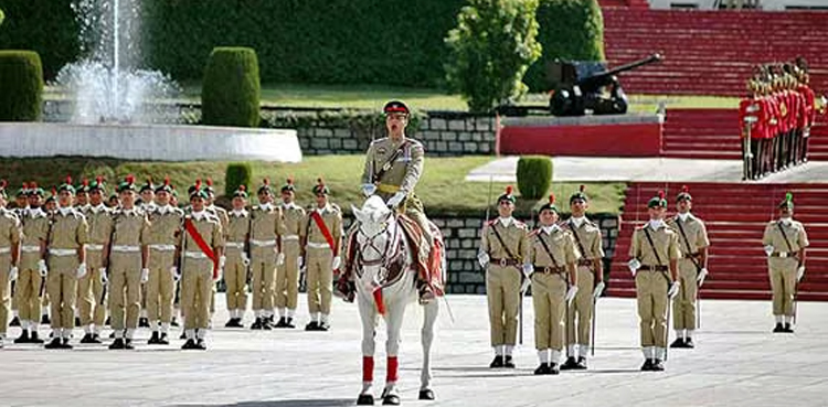 Passing out parade of cadets held at PMA Kakul