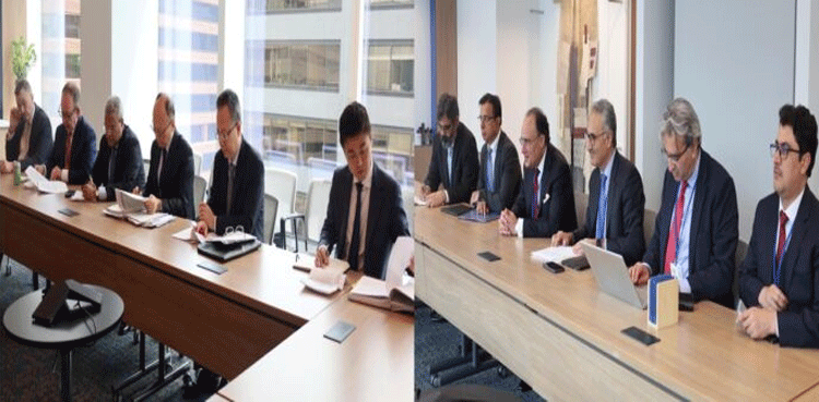 Aurangzeb showcases Pakistan’s economic reforms in US meetings