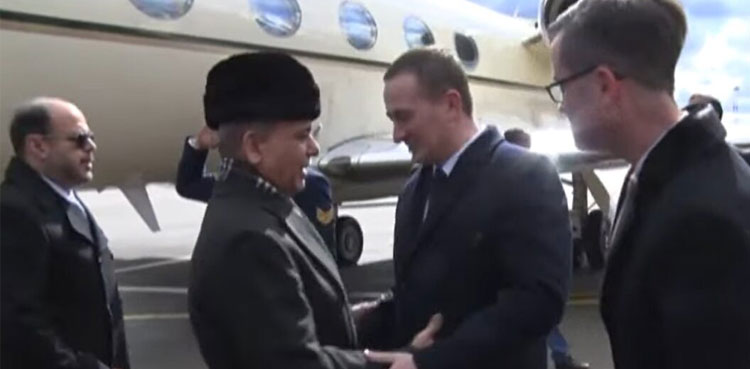 PM Shehbaz reaches Belarus on official visit
