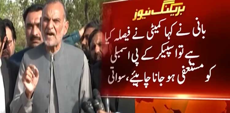 Rift in PTI deepens as Speaker KP Assembly Babar Swati asked to resign