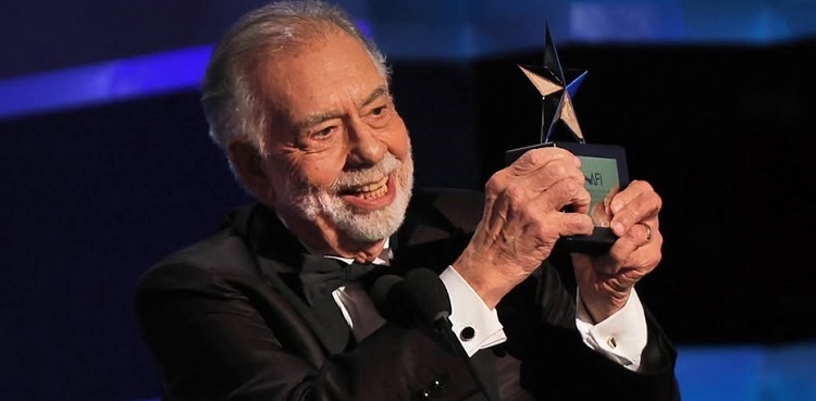 Francis Ford Coppola receives lifetime achievement award