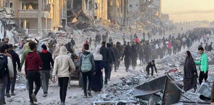 Mass displacement in Gaza amid Israeli military actions