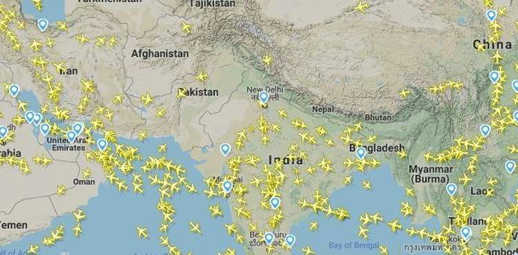 Pakistan shuts air space for Indian airlines