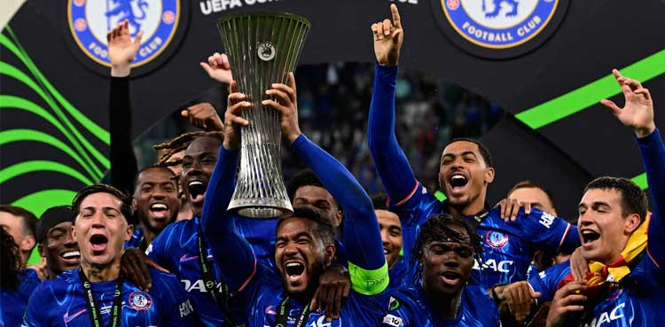 History-makers Chelsea beat Real Betis in UEFA Conference League final