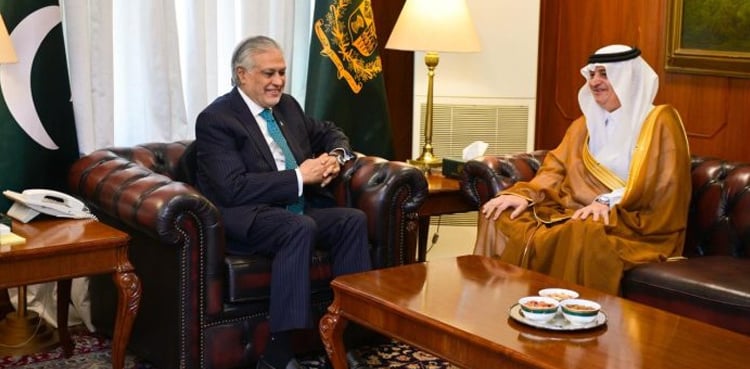 Ishaq Dar, Saudi envoy reaffirm commitment to further strengthen bilateral ties