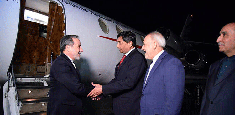 Iranian FM lands in Islamabad