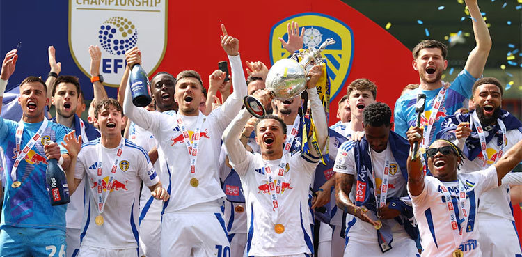 Leeds United edge out Burnley to win Championship title