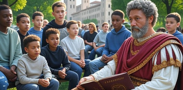 Marcus Aurelius’ Philosophy: A Guide for Youngsters to Live Better