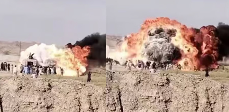 Nushki oil tanker blaze: Death toll rises to 20