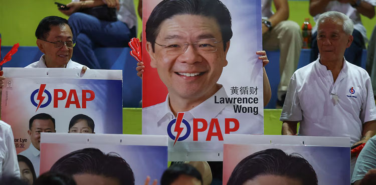 Singapore's ruling party on course for election win