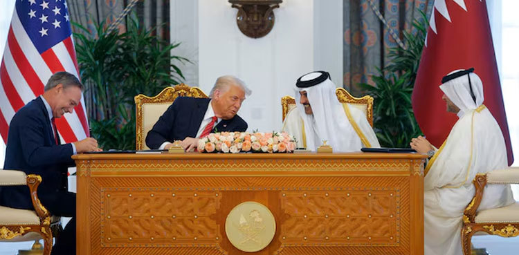 Trump to meet Qatar leaders on way to Asia