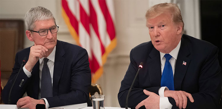 Trump says he doesn’t want Apple building products in India