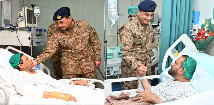 Army chief inquires after health of injured soldiers, civilians