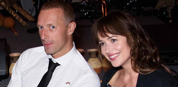 Dakota Johnson, Chris Martin make rare public appearance