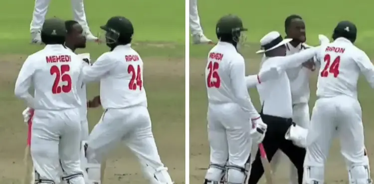 VIDEO: Bangladesh, SA players involved in physical fight in Emerging Test