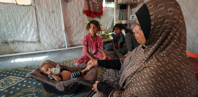 'I cry when my baby cries from hunger': Diary of a Gaza family