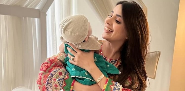 Saboor Aly celebrates her first Mother's Day with daughter
