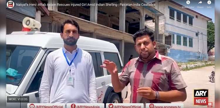 Nakyal’s Hero: Aftab Hussain rescues injured amid Indian shelling