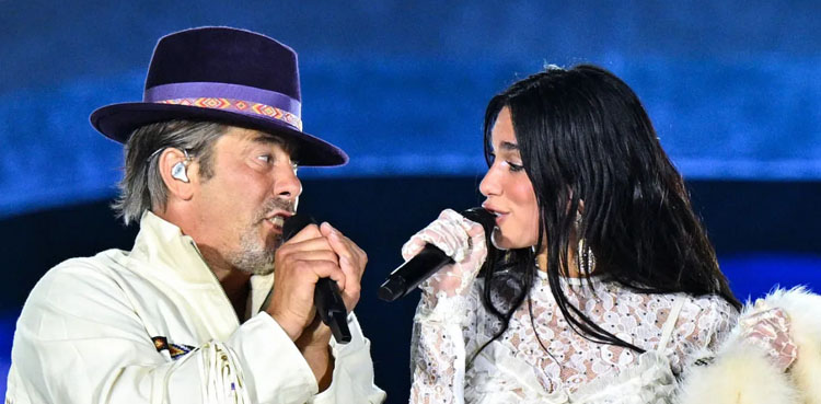 Watch Dua Lipa and Jamiroquai light up Wembley with ‘Virtual Insanity’