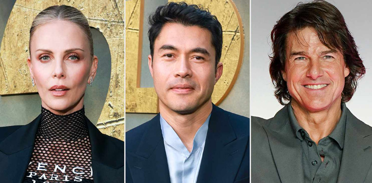 Why did Henry Golding compare Charlize Theron to Tom Cruise?