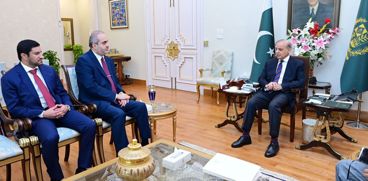 PM Sharif meets Qatari envoy, expresses solidarity