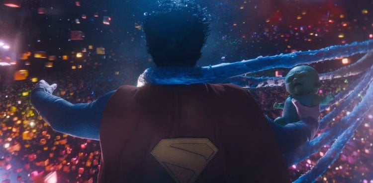 Mystery baby in Superman trailer finally identified