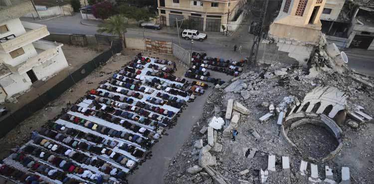 War-ravaged Gaza marks Eid ul Adha amid destruction, hope