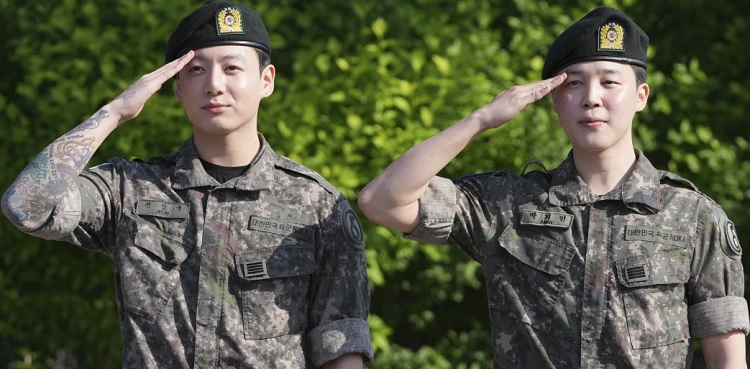 BTS stars Jimin and Jungkook discharged from South Korean military