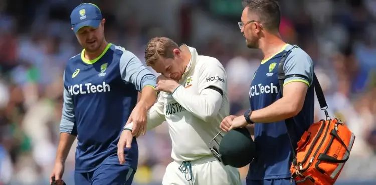 WATCH: Smith leaves field injured after dropping Temba Bavuma in WTC final