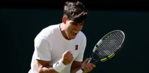 Alcaraz survives Fognini scare to begin Wimbledon defence with win