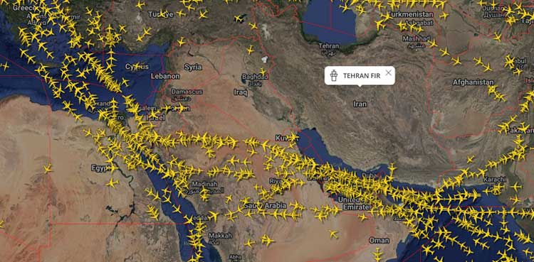 Airlines divert flights, airspace closed after Israel strikes Iran