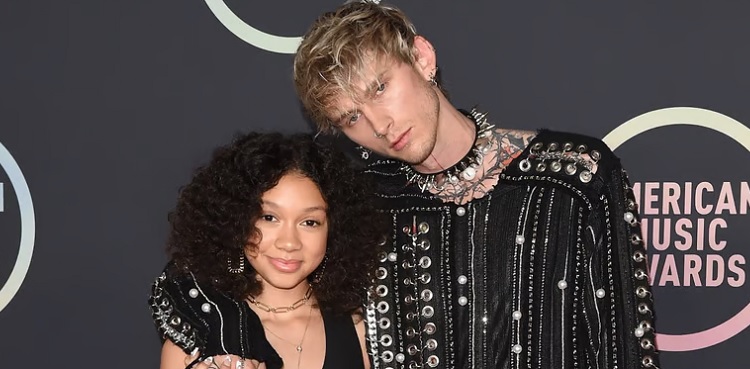 MGK makes rare appearance with elder daughter Casie