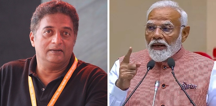 India has a useless, shameless, visionless man as the Prime Minister: Prakash Raj