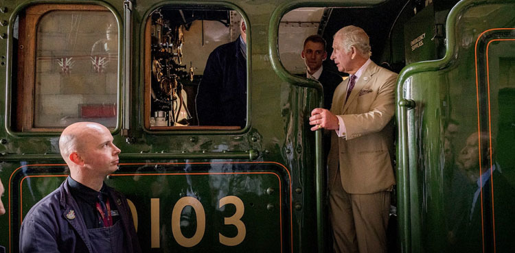 Why is King Charles saying goodbye to the royal train after 180 years?
