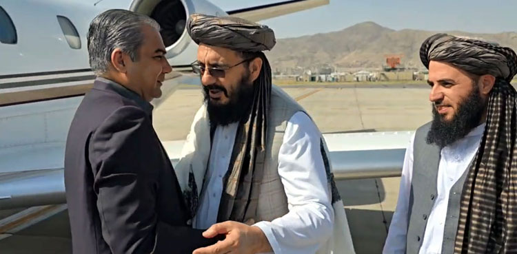 Mohsin Naqvi arrives in Kabul for one-day official visit