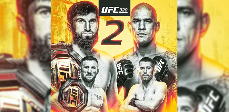 UFC 320 card confirmed with Pereira vs Ankalaev 2 and Dvalishvili vs Sandhagen