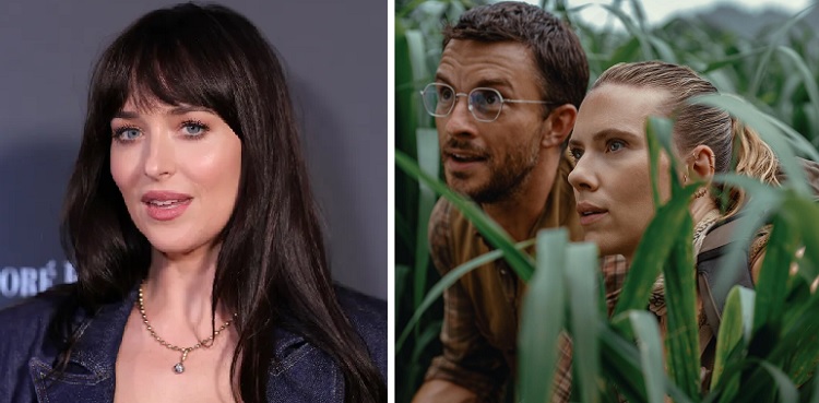 Dakota Johnson reviews Scarlett Johansson, Jonathan Bailey's 'Jurassic World Rebirth'