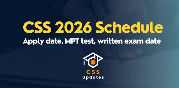 CSS 2026 exam schedule, eligibility & procedure
