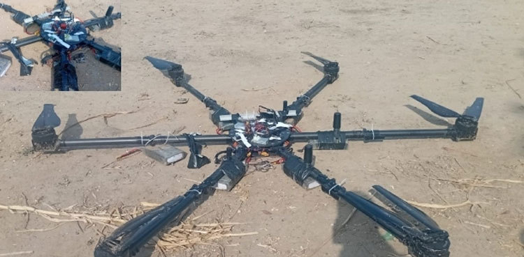 Indian surveillance drone captured in Lahore