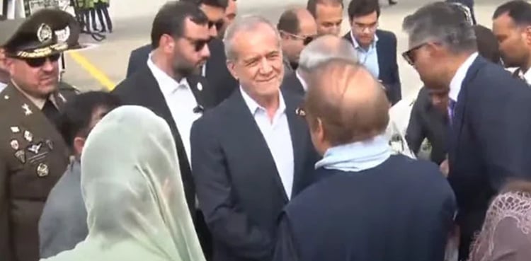 Iranian President lands in Pakistan on two day official visit