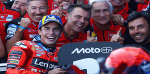 Marquez wins chaotic rain-affected Spanish MotoGP sprint