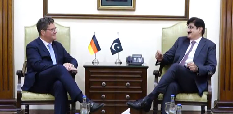 Sindh CM Murad Ali Shah, German consul general discuss trade, investment