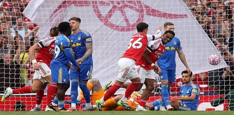 Arsenal vs Leeds United: Timber, Gyokeres score Braces as Gunners win 5–0