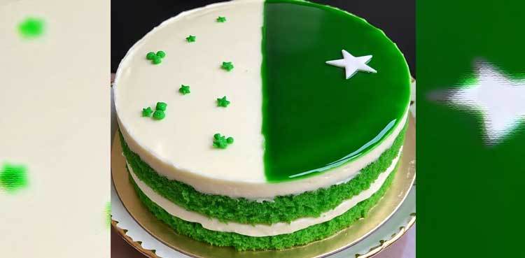 How to make a green-white Independence Day theme Cake