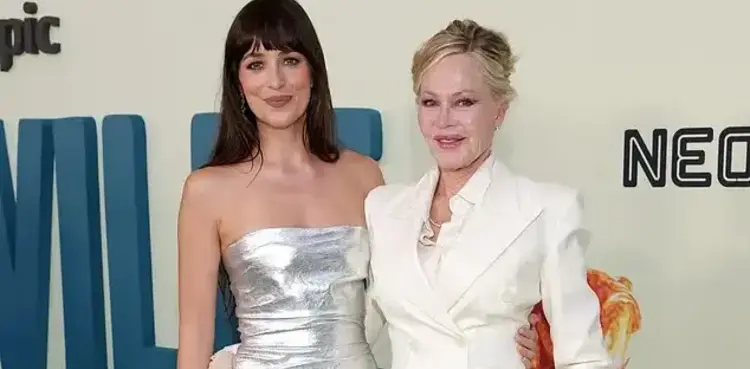 Melanie Griffith joins daughter Dakota Johnson at ‘Splitsville’ premiere